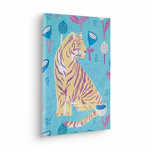 Komar Leinwandbild "Vegan Tiger - Größe 30 x 40 cm", Natur, (1 St.), Keilra günstig online kaufen