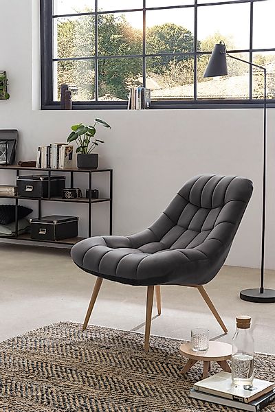 SalesFever Relaxsessel "Toulon - Komfortabler Loungesessel", mit XXL-Steppu günstig online kaufen