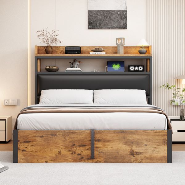 HAUSS SPOLE Polsterbett 140x200cm mit hydraulischem günstig online kaufen