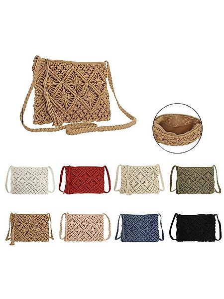 BRISE TASCHE Schultertasche Brise Umhängetasche Damen – Geflochtene Textil günstig online kaufen