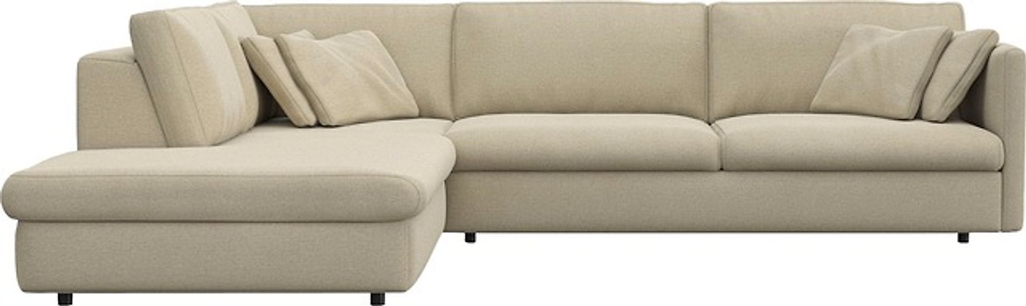 FLEXLUX Ecksofa »Lovane, elegant und zeitlos, bequem, L-Form«, Weich & ansc günstig online kaufen