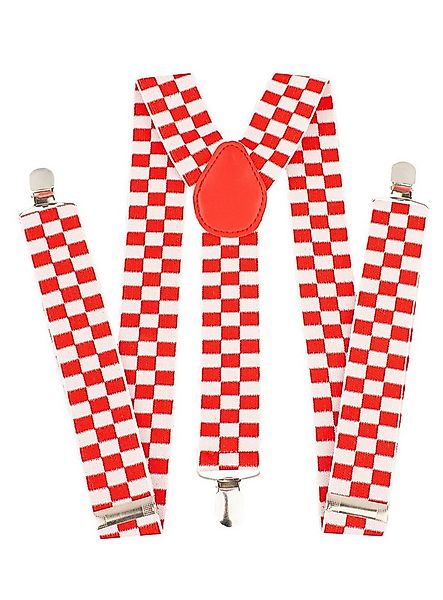 Metamorph Hosenträger Hosenträger Karneval Köln Elastische Halter im rot-we günstig online kaufen