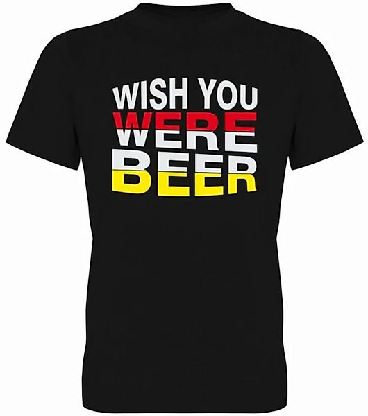 G-graphics T-Shirt Wish you were beer Herren T-Shirt, mit trendigem Frontpr günstig online kaufen