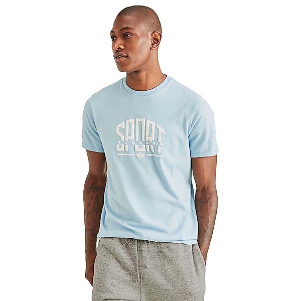 Dockers Logo Stencil Kurzärmeliges T-shirt S Cerulean Blue / Sports Graphic günstig online kaufen