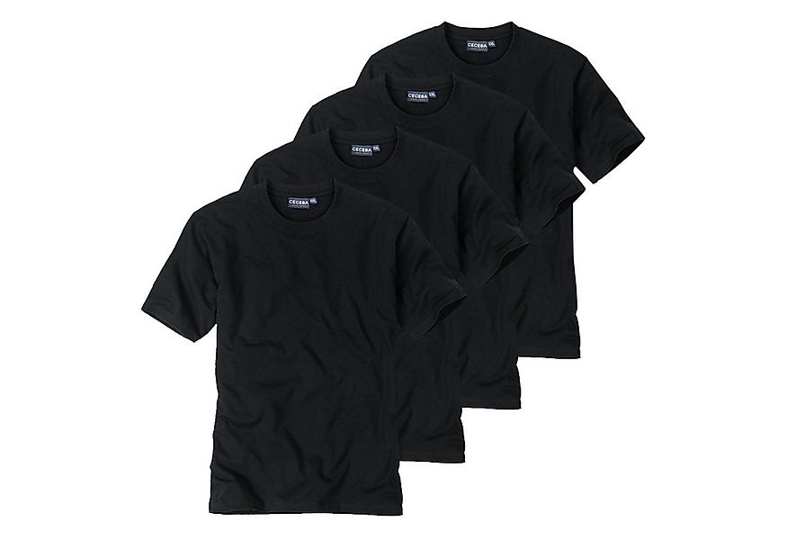 CECEBA Unterziehshirt T-Shirt (4-St) ohne Seitennaht günstig online kaufen