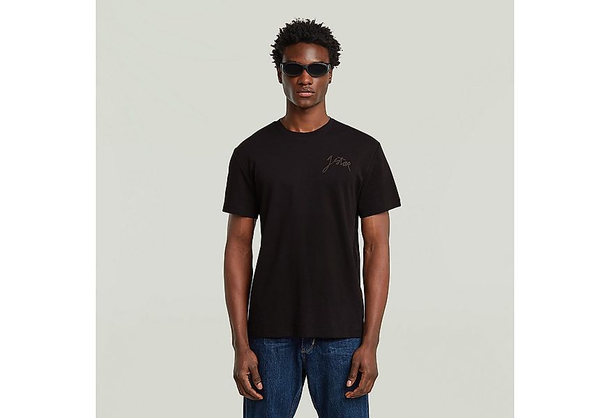 G-STAR T-Shirt Script mit Rundhals, aus Baumwolle günstig online kaufen