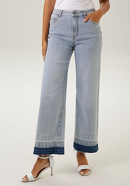 Aniston CASUAL Straight-Jeans mit trendiger Waschung günstig online kaufen
