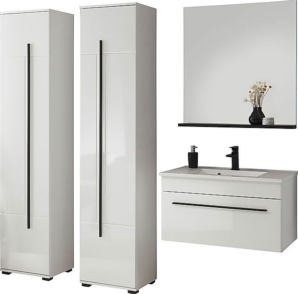 INOSIGN Badmöbel-Set »Cantara, Bad im modernen Design, 4-teiliges Badezimme günstig online kaufen