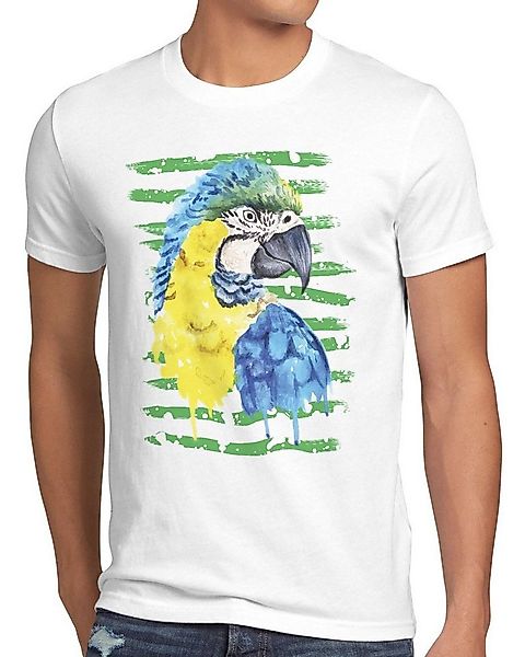 style3 T-Shirt Papagei Sommer gelbbrustara regenwald vogelfreund vögel günstig online kaufen