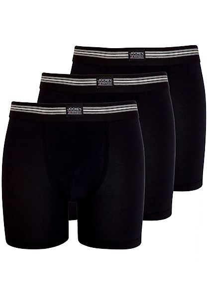 Jockey Trunk "Cotton Stretch" 3er Pack, Mittlere Bundhöhe, längeres Bein, L günstig online kaufen