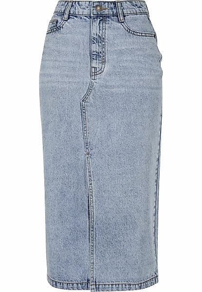 URBAN CLASSICS Jerseyrock "Urban Classics Damen Ladies Midi Denim Skirt" 1 günstig online kaufen