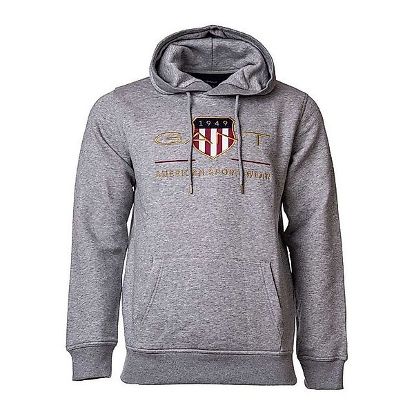 Gant Sweatshirt Herren Hoodie - Archive Shield, Kapuzen-Pullover günstig online kaufen