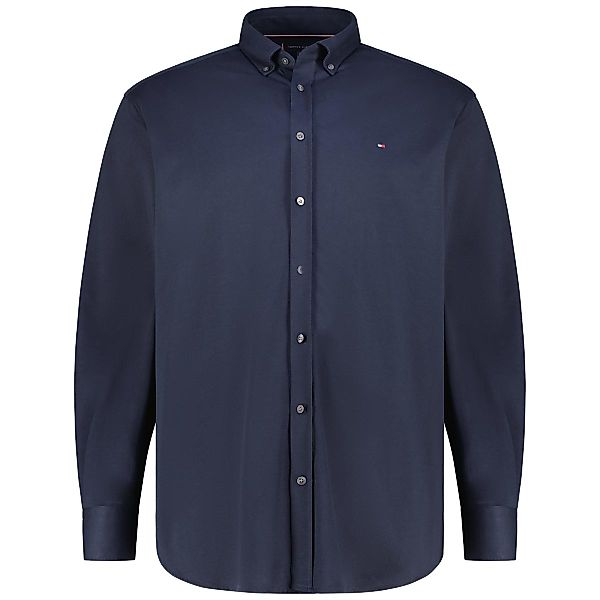 Tommy Hilfiger Freizeithemd aus Stretch-Jersey Farbe marine Größe: 5XL günstig online kaufen