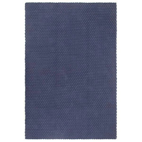 vidaXL Teppich Rechteckig Marineblau 120x180 Cm Baumwolle 1348330 günstig online kaufen