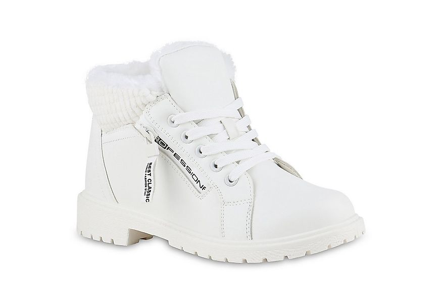 VAN HILL Damen Warm Gefüttert Worker Boots Stiefelette Bequem Prints Schuhe günstig online kaufen