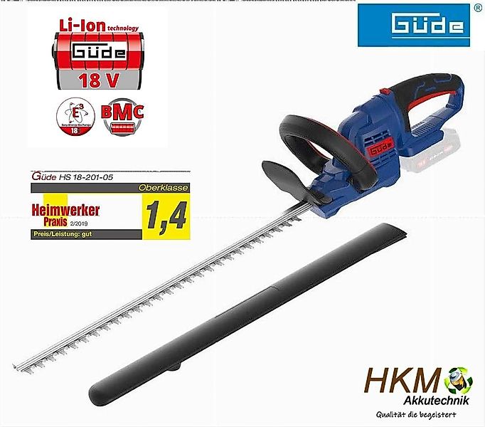 Güde Akku-Heckenschere GÜDE Akku Heckenschere HS 18-0 18V E³ Akkusystem ohn günstig online kaufen