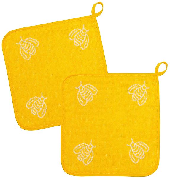 Kracht Topflappen Bienen, (2-tlg., 2-teilig), 2er günstig online kaufen