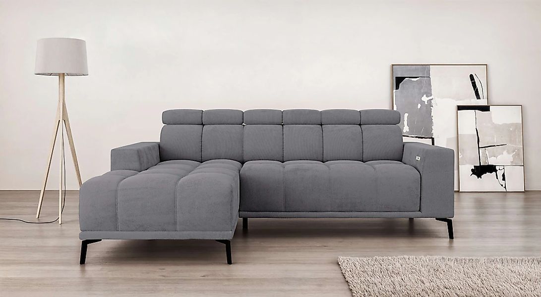 Home affaire Ecksofa "CAZIE, Designsofa, L-Form, trendige Bubble-Optik," L- günstig online kaufen