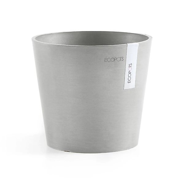 Ecopots Pflanztopf Amsterdam Mini Weißgrau 17 cm günstig online kaufen