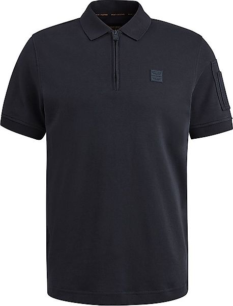 PME Legend Half-Zip Poloshirt Interlock Navy - Größe S günstig online kaufen