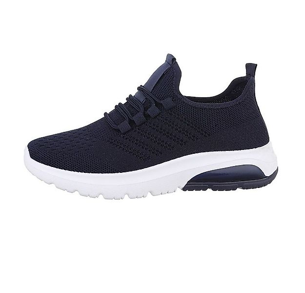 Coolwalk Herren Low-Top Freizeit Sneaker Flach Sneakers in Dunkelblau günstig online kaufen