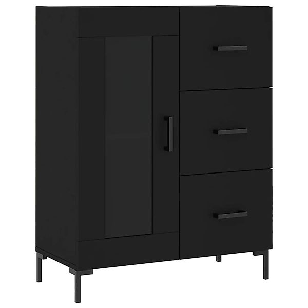 vidaXL Sideboard Schwarz 69,5x34x90 cm Holzwerkstoff 828045 günstig online kaufen