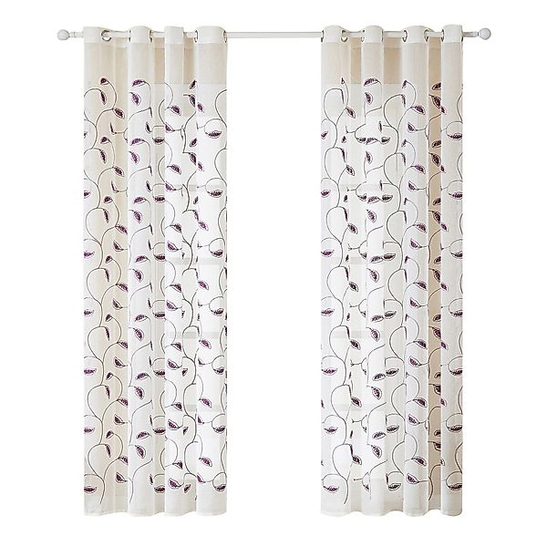 BYSURE Gardine, Ösen (2 St), halbtransparent, günstig online kaufen