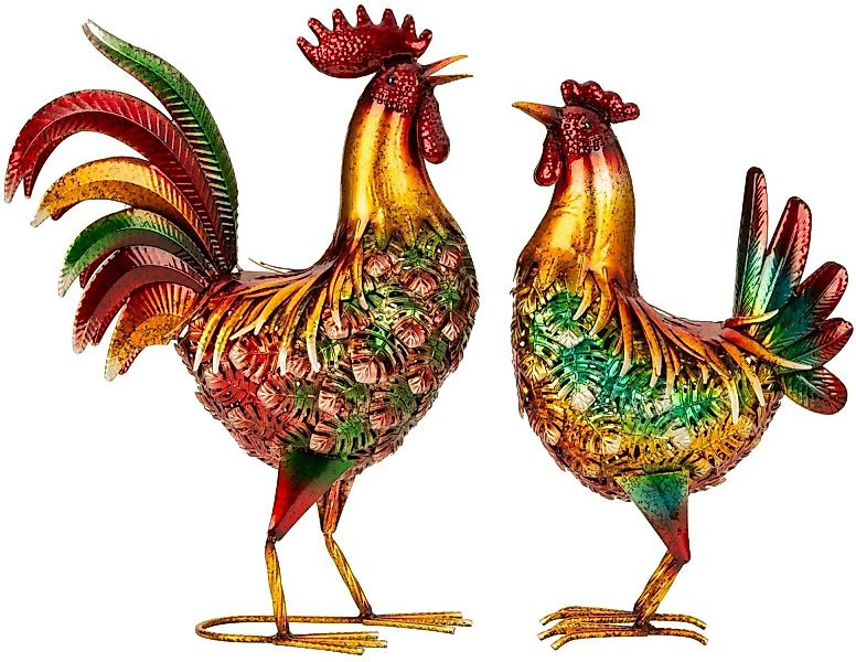 Geschenkestadl Tierfigur Hahn und Henne Set günstig online kaufen