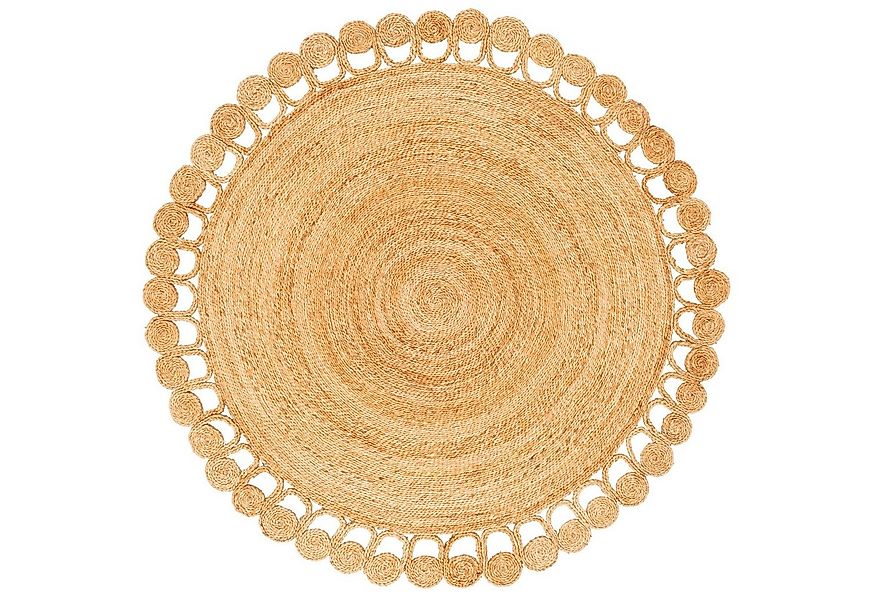 Pergamon Sisalteppich Naturfaser Teppich Jute Salsa Natur Boho Rund, Rund, günstig online kaufen