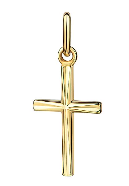 JEVELION Kettenanhänger kleiner Kreuz-Anhänger aus 585 günstig online kaufen