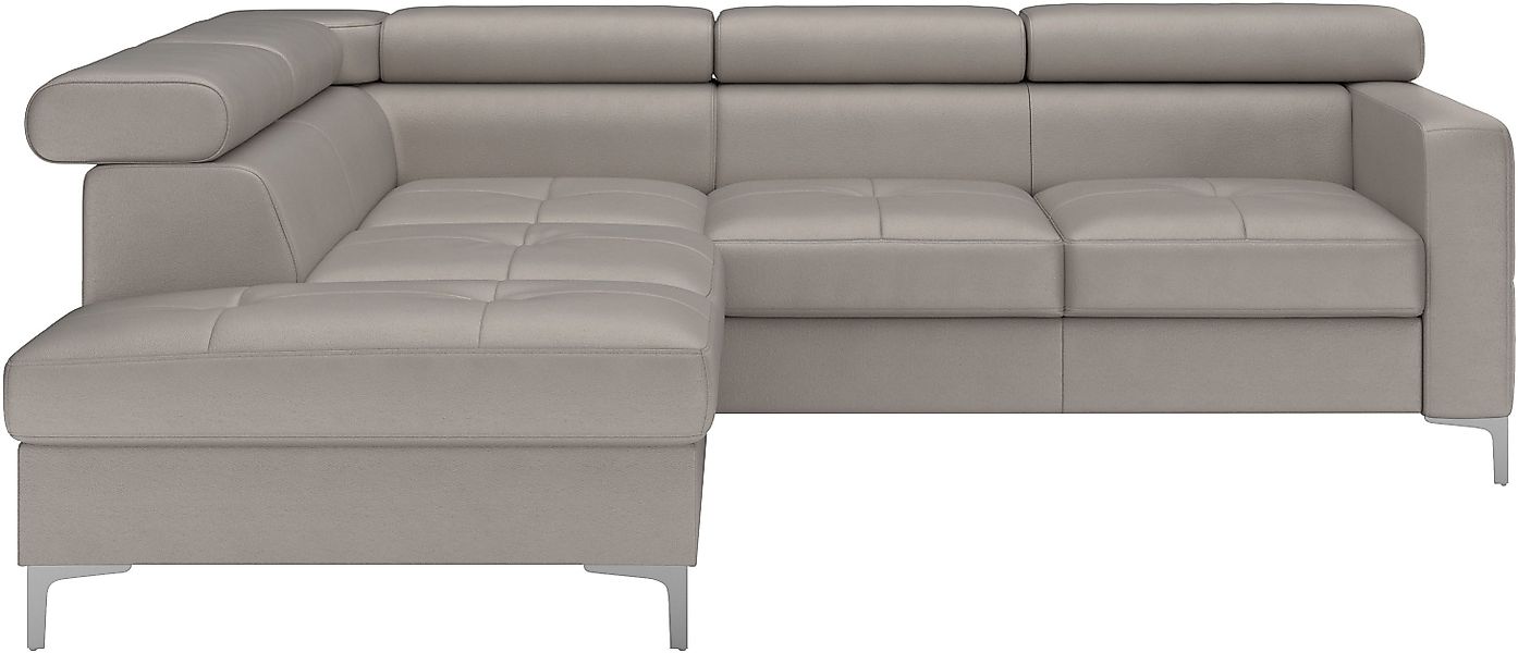 COTTA Ecksofa Sammy L-Form, mit Kopfteilverstellung, günstig online kaufen