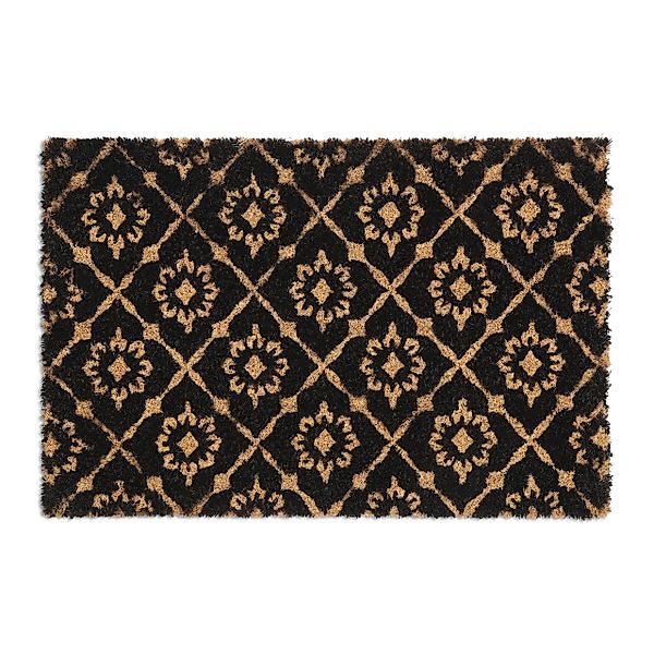 relaxdays Fußmatte Kokos Fußmatte mit Ornamenten, günstig online kaufen
