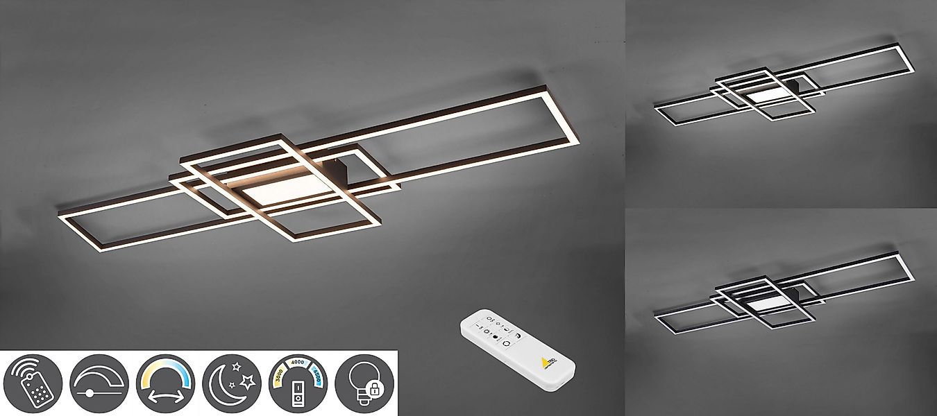 TRIO Leuchten LED Deckenleuchte MILA, Dimmfunktion, günstig online kaufen