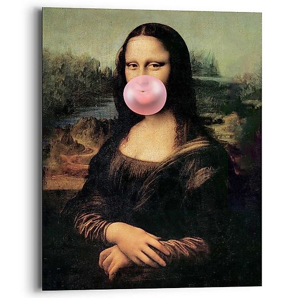 Wandbild MONA LISA BUBBLEGUM Deco Panel ca. 40x50 cm DPN93593 günstig online kaufen