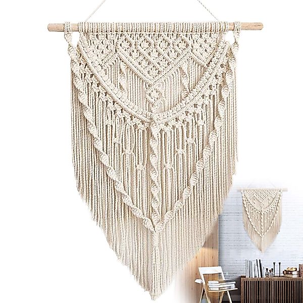 ZEUOPQ Wandteppich Makramee Wandbehang, handgefertigt, Boho günstig online kaufen