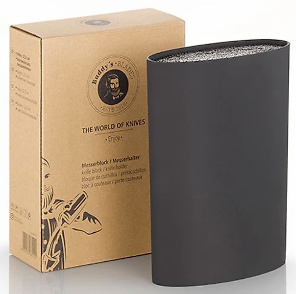 Buddy's Messerblock »Buddy´s Blades« 1 Stk. Kunststoff, oval, herausnehmbar günstig online kaufen