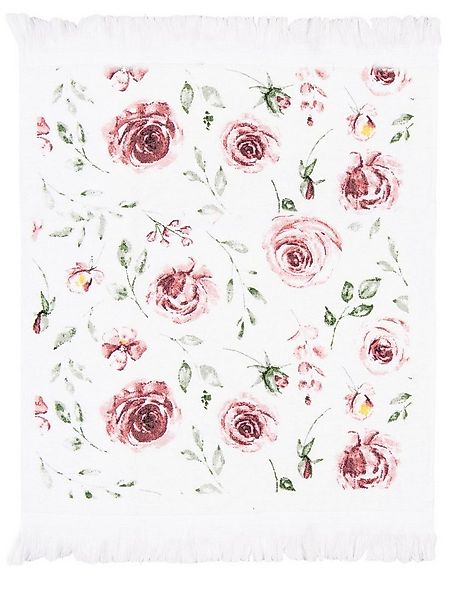 Clayre & Eef Geschirrtuch Rustic Rose, (Set, 3-tlg., 3-teilig), Frottee Küc günstig online kaufen