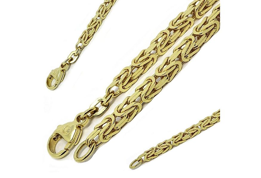 G & J Collier Königskette 585/14K Gold 3,2mm 50 - 65cm hochwertige Halskett günstig online kaufen