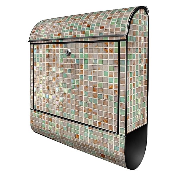 Banjado Design Briefkasten Schwarz Pulverbeschichtet 39x47x14cm 2 Schlüssel günstig online kaufen