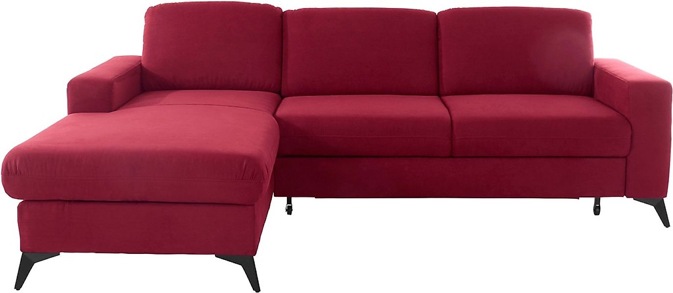 Places of Style Ecksofa »Lolland L-Form«, Wahlweise mit Bettfunktion und Be günstig online kaufen
