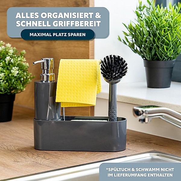 bremermann Seifenspender Spülbecken Organizer, Seifenspender, Spülbürste un günstig online kaufen