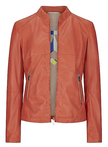 Milestone Lederjacke MSJasmine raffinierte Schnittführung aus günstig online kaufen