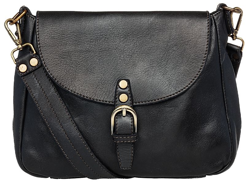 Caspar Umhängetasche Klassisch Vintage Leder Messenger günstig online kaufen