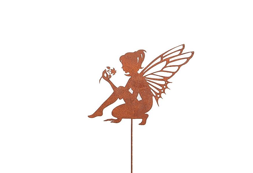 UNUS GARDEN Gartenstecker Roststecker Elfe sitzend (1-St) günstig online kaufen