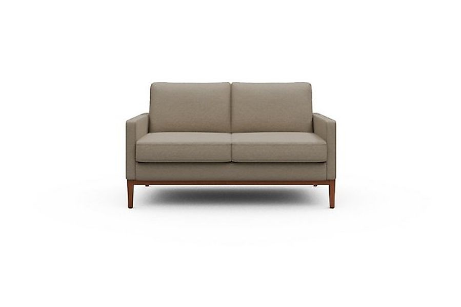 moebelfaktor Sofa Bodo 2-Sitzer, Retro-Design, elegante Linien, stabile Hol günstig online kaufen