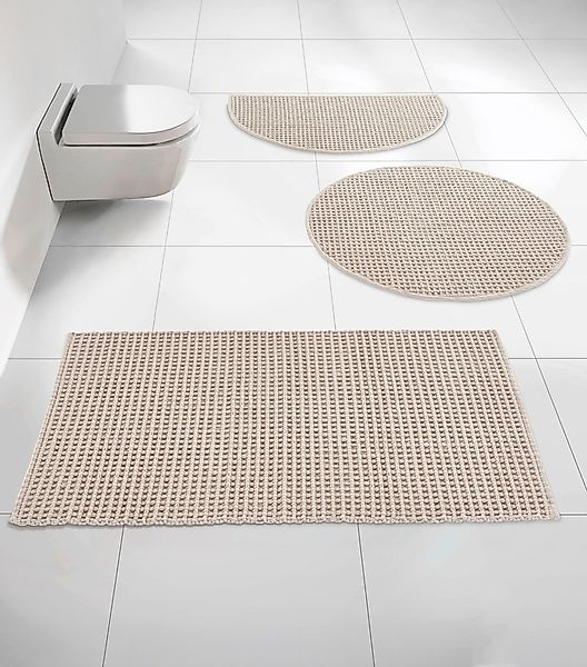 LeGer Home by Lena Gercke Badematte »Luna« Höhe 14 mm fußbodenheizungsgeeig günstig online kaufen