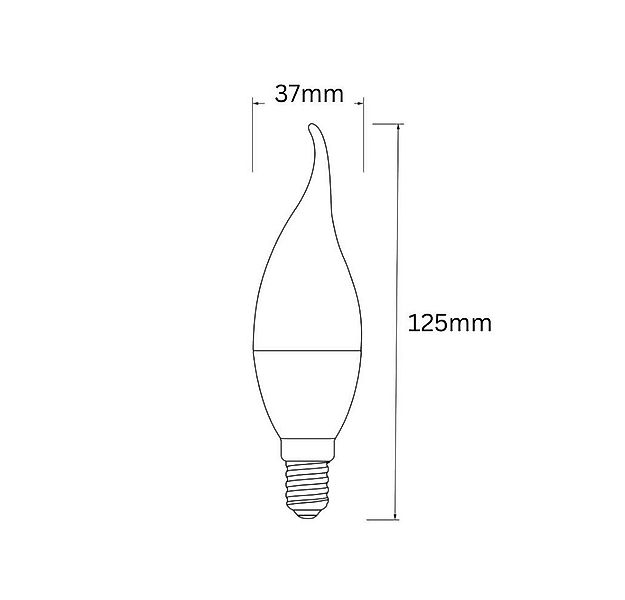 V-TAC LED-Leuchtmittel 4W E14 LED Kerze Vintage Filament Glühbirne Birne Le günstig online kaufen