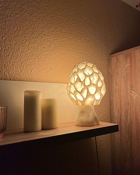 Roomberry LED Tischleuchte Morchel Pilz Leuchte für E27 Lampenfassung, sanf günstig online kaufen