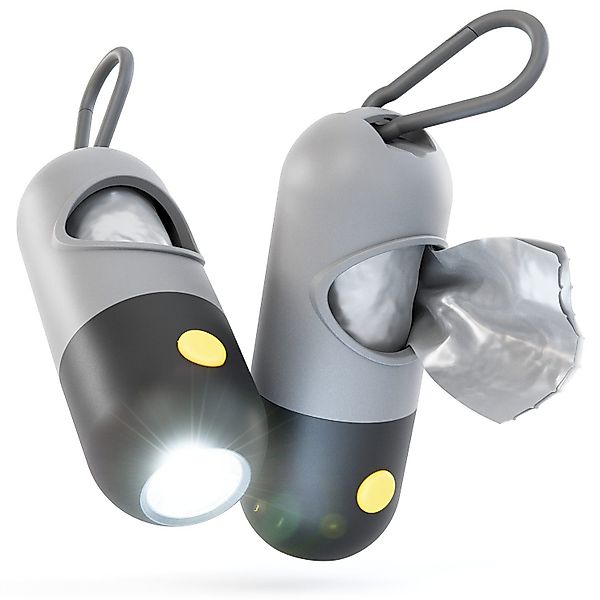 greate. Hundekotbeutel 2x Kotbeutelspender mit Taschenlampe günstig online kaufen
