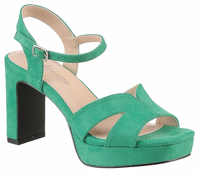 Aniston SHOES High-Heel-Sandalette, Sommerschuh, Abendsanale, Plateau günstig online kaufen